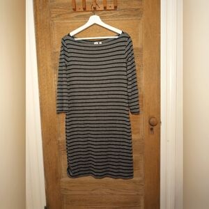 Large Gap striped boatneck dress